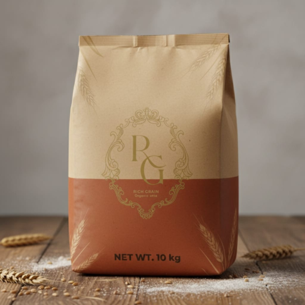 Meghrai food Rich Grain Organic Atta – 10 kg Wheat Flour